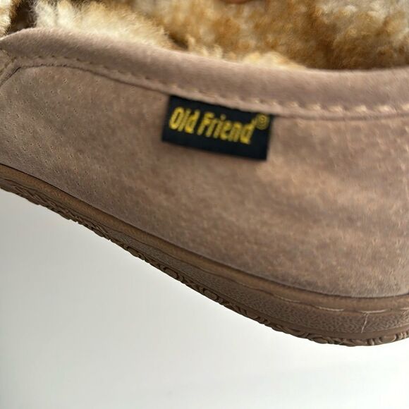 OLD FRIEND ROMEO SLIPPERS. CHESTNUT STONY. - Picture 5 of 8